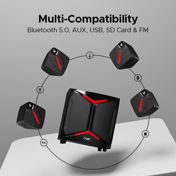 boAt Blitz 2000 Pro | Bluetooth Speaker with 160W RMS boAt Signature Sound, 4.1 Channel Surround Sound, Dynamic RGB Lights - 图片 3