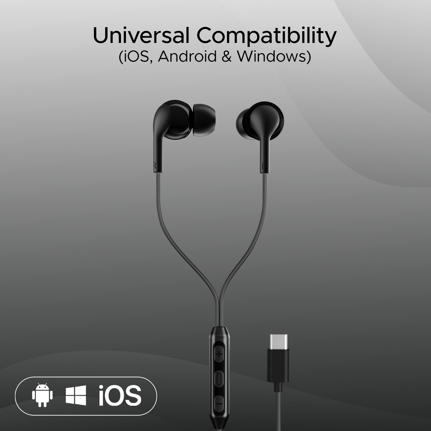 Bassheads 100C | Wired Earphone with Type-C Jack, boAt Signature Sound, In-built Mic, Integrated Controls - 图片 5