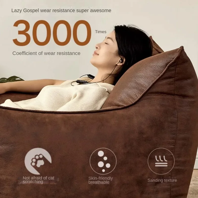 Beanbag Lazy Sofa Household Modern Morrocco Retro Style Home Single Lazy Sofa Living Room Balcony Single Simple Leisure Chairs - 图片 3
