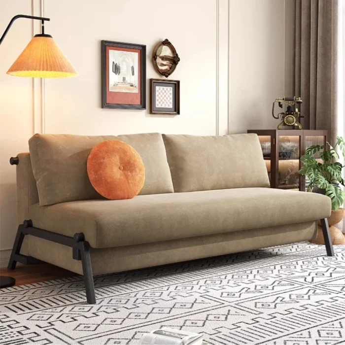 Comfortable Minimalist Sofa Folding Single Multifunctional Bed Small Sofa Lounge Cheap Office Sofas Camas Living Room Furniture - 图片 4