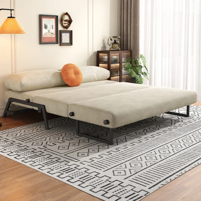 Comfortable Minimalist Sofa Folding Single Multifunctional Bed Small Sofa Lounge Cheap Office Sofas Camas Living Room Furniture - 图片 2