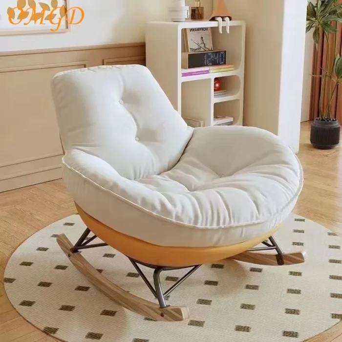 Penguin Rocking Chair Recliner Modern Balcony Home Leisure Chair Single Living Room Light Luxury Leisure Lazy Sofa Rocking Chair - 图片 5