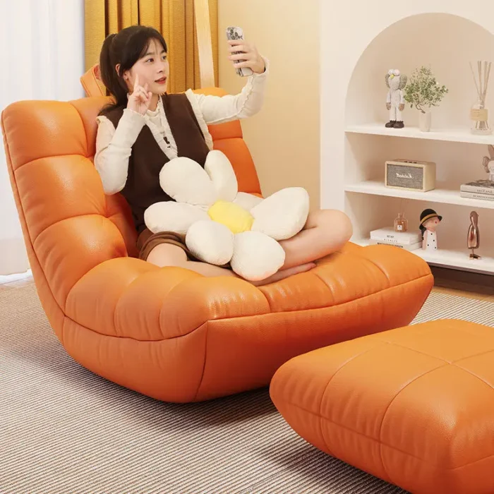 Lazy people can lie down and sleep on tatami beds, small sofas, leisure balconies, single person caterpillar lounge chairs - 图片 3
