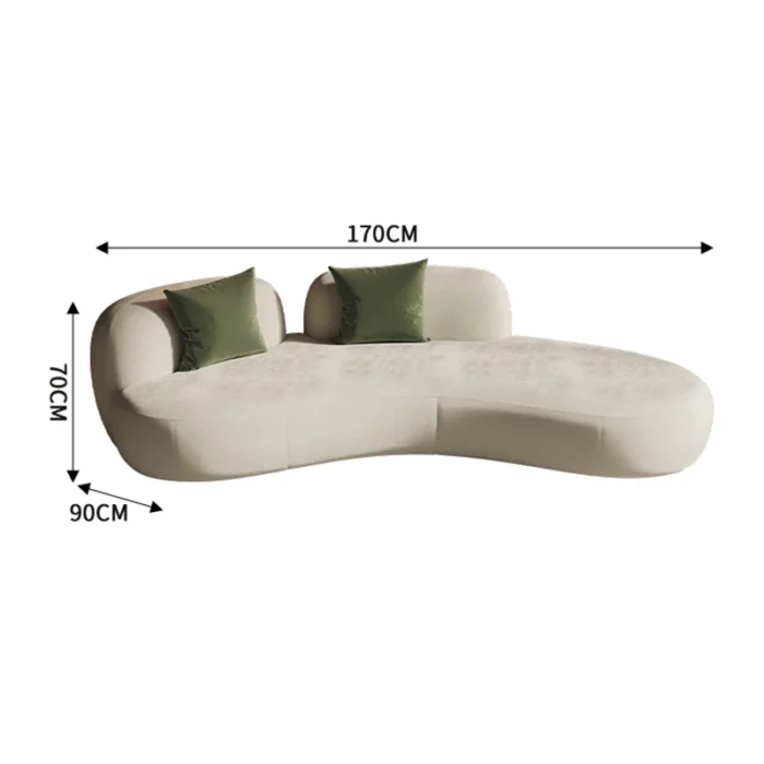 European Lazy Sofa Luxury Designer Adults Relaxing Nordic Sofa Apartment Multifunction Muebles Para El Hogar Home Decoration - 图片 6