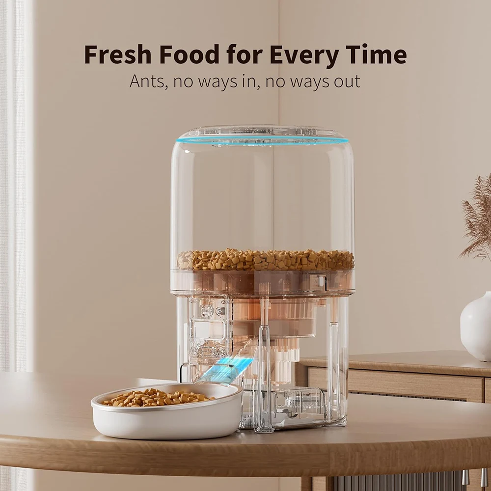 2L 5G Camera Pet Feeder Automatic Cat Smart Food Dispenser Auto Dog Slow Food WIFI Timed Quantitative Video Food Feeding Bowls - 图片 6