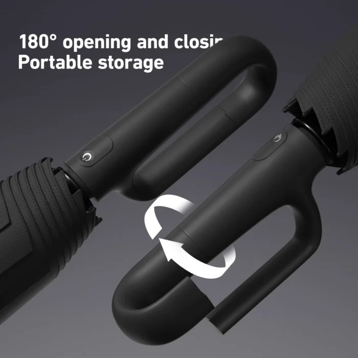 1 Handle Fully Automatic Folding Umbrella with Buckle, Easy to Carry Larger, Thicker and Sturdy. Suitable for Men and Women, Portable and Windproof, Double-Layer Windproof, Various Umbrella Bones, Snap or Rotating Handles, Various Colors to Choose from - 图片 4