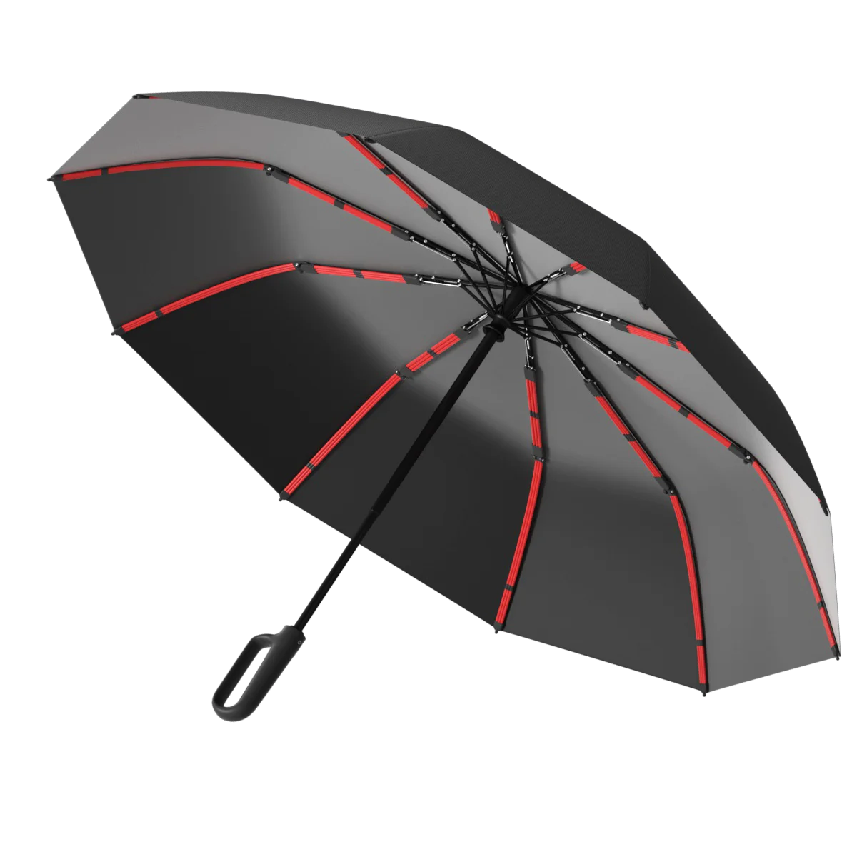1 Handle Fully Automatic Folding Umbrella with Buckle, Easy to Carry Larger, Thicker and Sturdy. Suitable for Men and Women, Portable and Windproof, Double-Layer Windproof, Various Umbrella Bones, Snap or Rotating Handles, Various Colors to Choose from - 图片 3