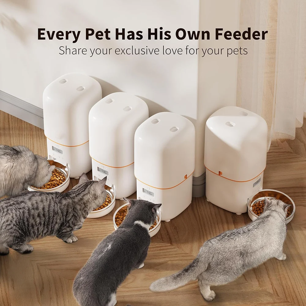 2L 5G Camera Pet Feeder Automatic Cat Smart Food Dispenser Auto Dog Slow Food WIFI Timed Quantitative Video Food Feeding Bowls - 图片 5