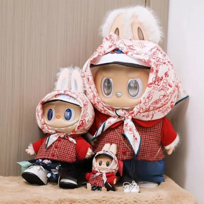 17cm/38cm/58cm Labubu Clothes Same Style As Celebrity Gd Quan Zhilong Angel Zimomo Big Leader Doll Clothes Outfit Accessries - 图片 2