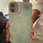 2025 New Ins Cartoon Cute 3d Labubu Handheld Rope Phone 16 Promax Phone Case For iphone 15 14 13 12 11 Pro Max Anti Fall Cover photo review