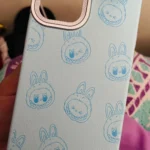 Silicone Suede Labubu Phone Case For Iphone 11 12 13 14 15 16pro Max Plus 16pro 15pro Diy Soft Brown Cover Coque Fall Prevention photo review