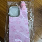 2025 New Ins Cartoon Cute 3d Labubu Handheld Rope Phone 16 Promax Phone Case For iphone 15 14 13 12 11 Pro Max Anti Fall Cover photo review