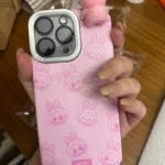 2025 New Ins Cartoon Cute 3d Labubu Handheld Rope Phone 16 Promax Phone Case For iphone 15 14 13 12 11 Pro Max Anti Fall Cover photo review