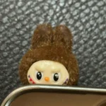 Silicone Suede Labubu Phone Case For Iphone 11 12 13 14 15 16pro Max Plus 16pro 15pro Diy Soft Brown Cover Coque Fall Prevention photo review