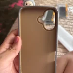 Silicone Suede Labubu Phone Case For Iphone 11 12 13 14 15 16pro Max Plus 16pro 15pro Diy Soft Brown Cover Coque Fall Prevention photo review