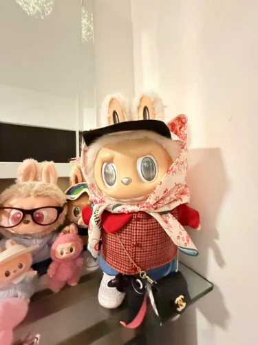 Click to view full screen 58cm Original Labubu Series Zimomo Clothing Design Extra Large Size Glue Doll Figure Kawaii Model Toys Ornaments Festival Gift photo review