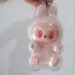 Protective Acrylic Case For Labubu V1/v2/v3  Transparent Portable Organizer Box Mystery Box Storage Case Display Bag photo review