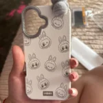 2025 New Ins Cartoon Cute 3d Labubu Handheld Rope Phone 16 Promax Phone Case For iphone 15 14 13 12 11 Pro Max Anti Fall Cover photo review