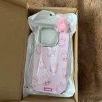 Silicone Suede Labubu Phone Case For Iphone 11 12 13 14 15 16pro Max Plus 16pro 15pro Diy Soft Brown Cover Coque Fall Prevention photo review