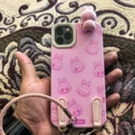 2025 New Ins Cartoon Cute 3d Labubu Handheld Rope Phone 16 Promax Phone Case For iphone 15 14 13 12 11 Pro Max Anti Fall Cover photo review