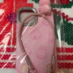 2025 New Ins Cartoon Cute 3d Labubu Handheld Rope Phone 16 Promax Phone Case For iphone 15 14 13 12 11 Pro Max Anti Fall Cover photo review