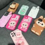 2025 New Ins Cartoon Cute 3d Labubu Handheld Rope Phone 16 Promax Phone Case For iphone 15 14 13 12 11 Pro Max Anti Fall Cover photo review